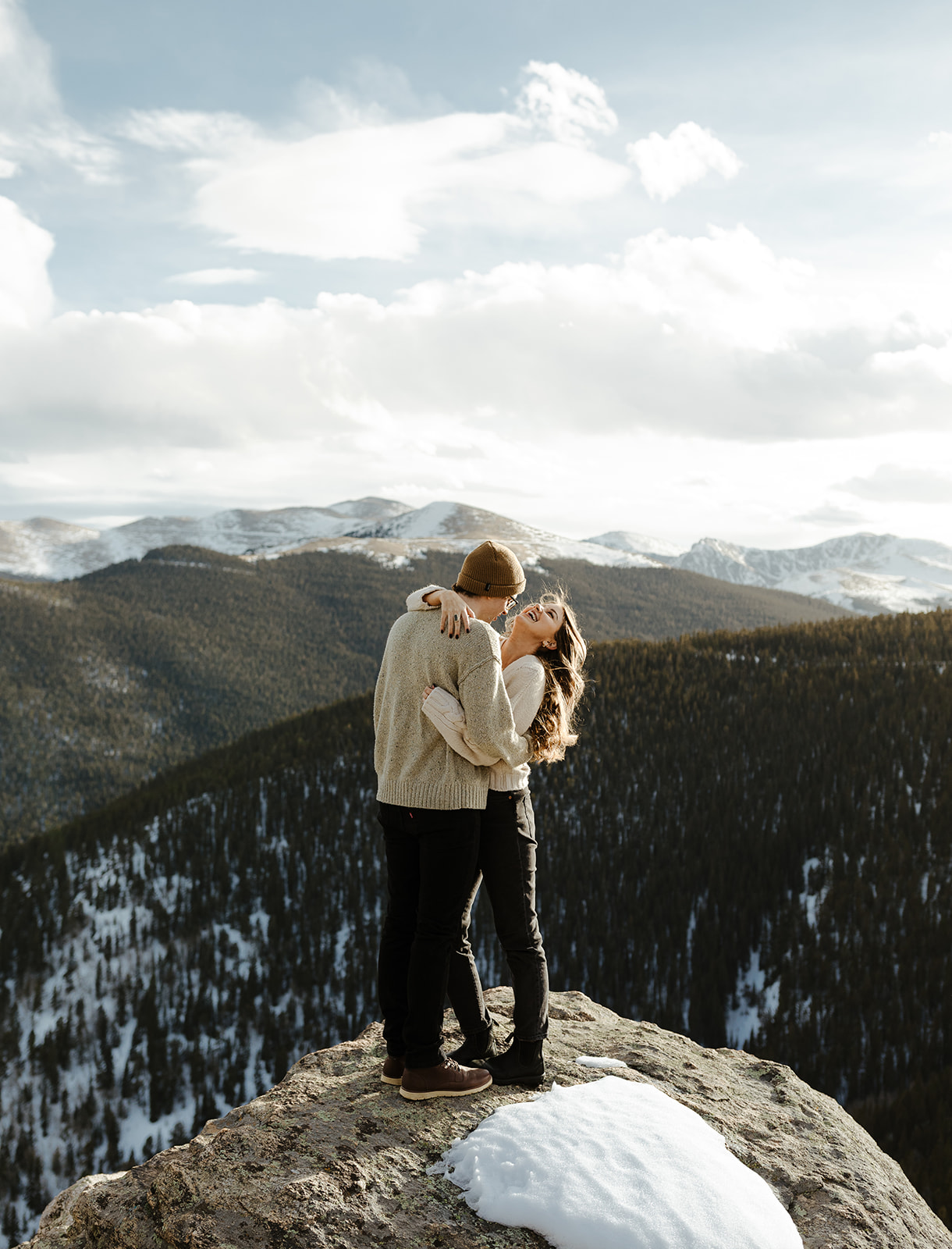 Colorado Mountain Top Adventure Couples Session