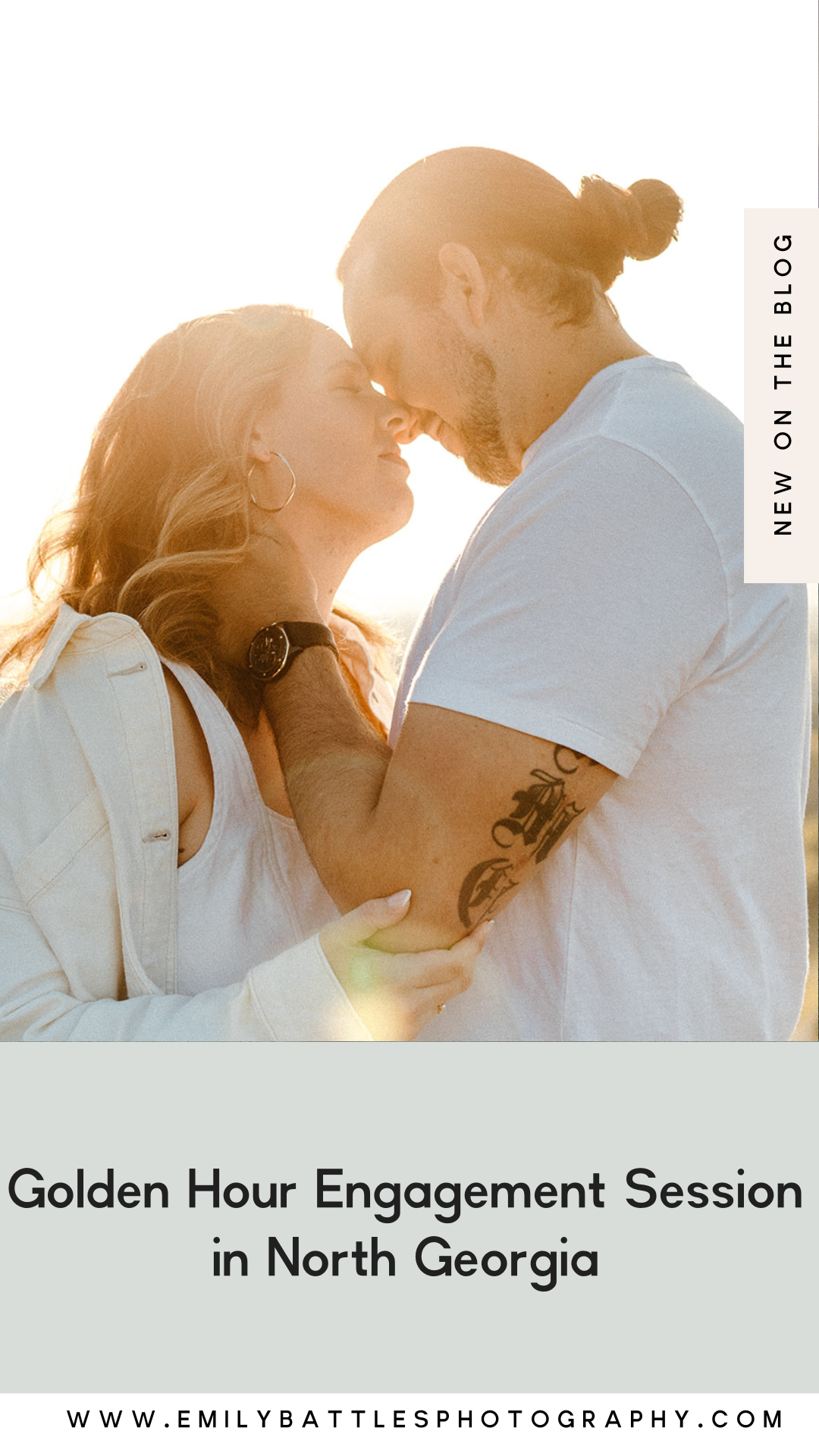 Golden Hour Engagement Session in North Georgia