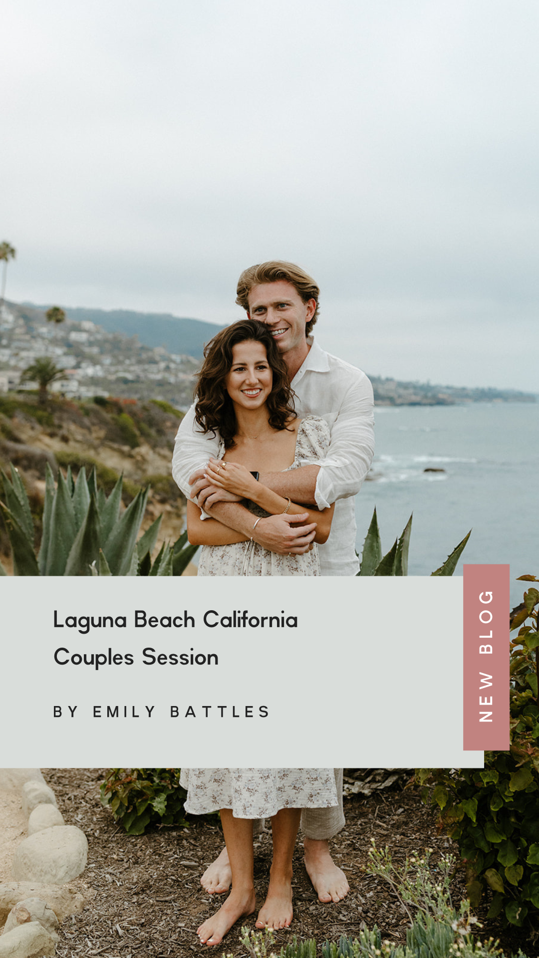 California Beach Couples Session by Emily Battles Photography